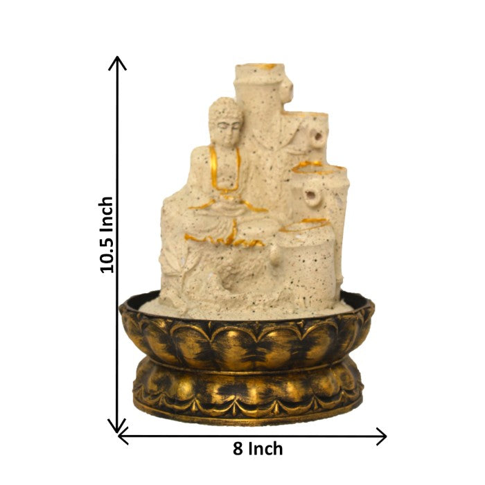 Buddha Tabletop Fountain Showpiece 27 cm G57X0463FGAMX