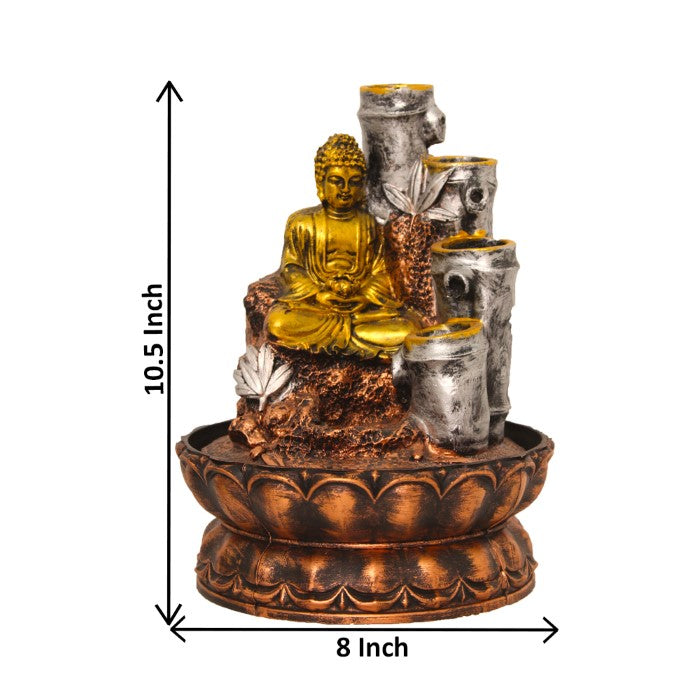 Buddha Tabletop Fountain Showpiece 27 cm G57X0463FGAMX