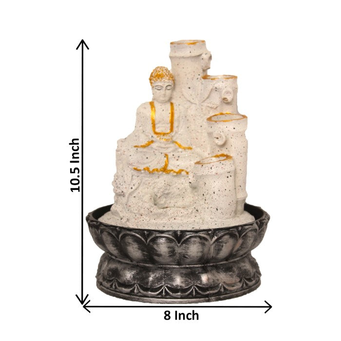 Buddha Tabletop Fountain Showpiece 27 cm G57X0463FGAMX