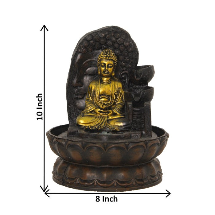 Meditating Buddha Indoor Water Fountain 27 cm G57X0481MGAMX