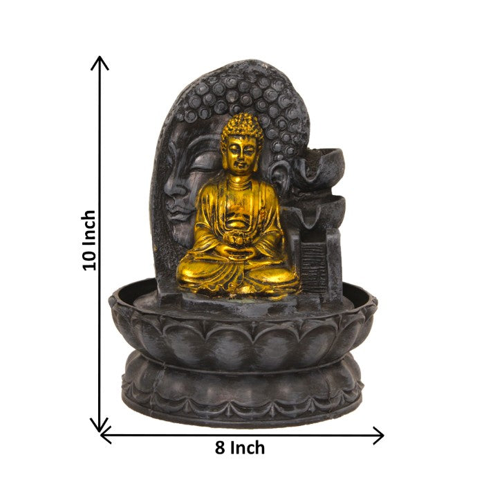 Meditating Buddha Indoor Water Fountain 27 cm G57X0481MGAMX