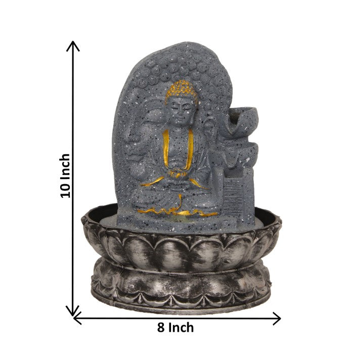 Meditating Buddha Indoor Water Fountain 27 cm G57X0481MGAMX