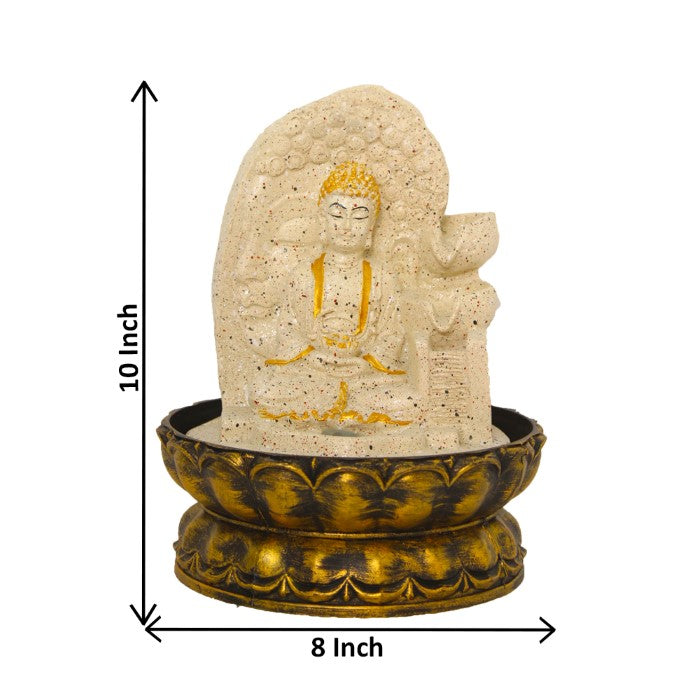 Meditating Buddha Indoor Water Fountain 27 cm G57X0481MGAMX