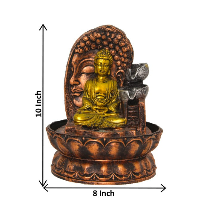 Meditating Buddha Indoor Water Fountain 27 cm G57X0481MGAMX