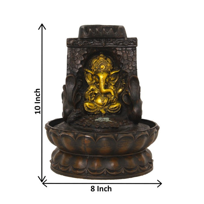 Tabletop Lord Ganesha Fountain 26 cm G57X0483WGDMX