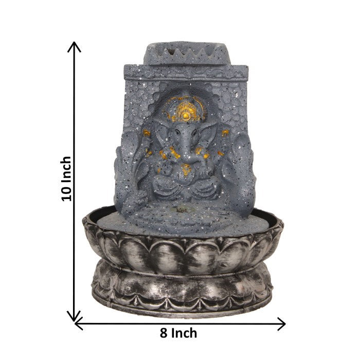 Tabletop Lord Ganesha Fountain 26 cm G57X0483WGDMX