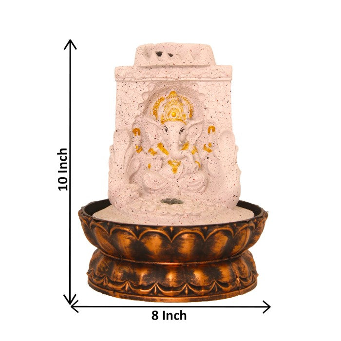 Tabletop Lord Ganesha Fountain 26 cm G57X0483WGDMX