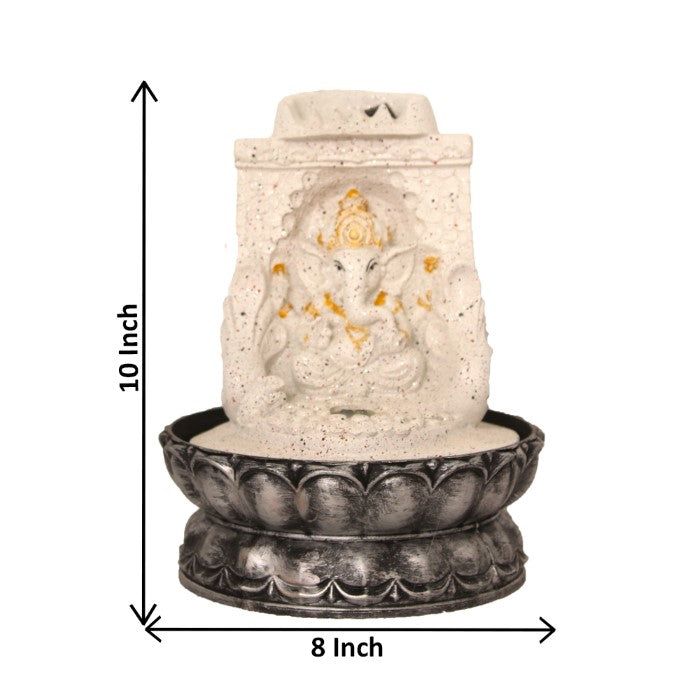 Tabletop Lord Ganesha Fountain 26 cm G57X0483WGDMX