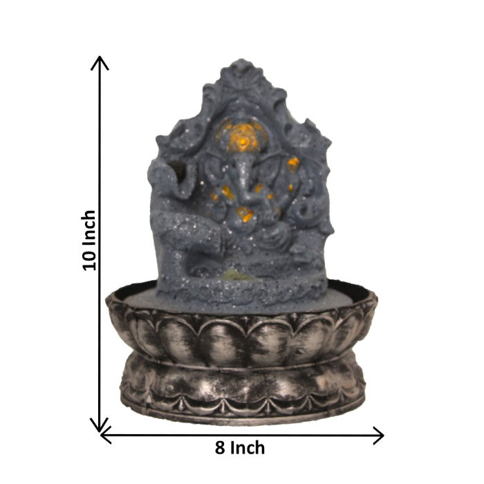 Lord Ganesha Tabletop Water Fountain Showpiece 26 cm G57X0484PGDMX