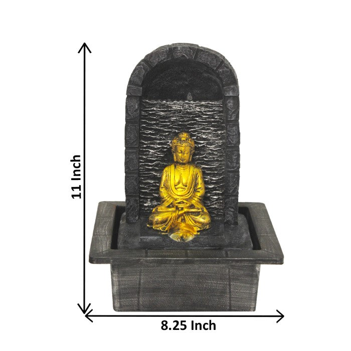 Buddha Indoor Water Fountain Showpiece 28 cm G57X0485FGAMX