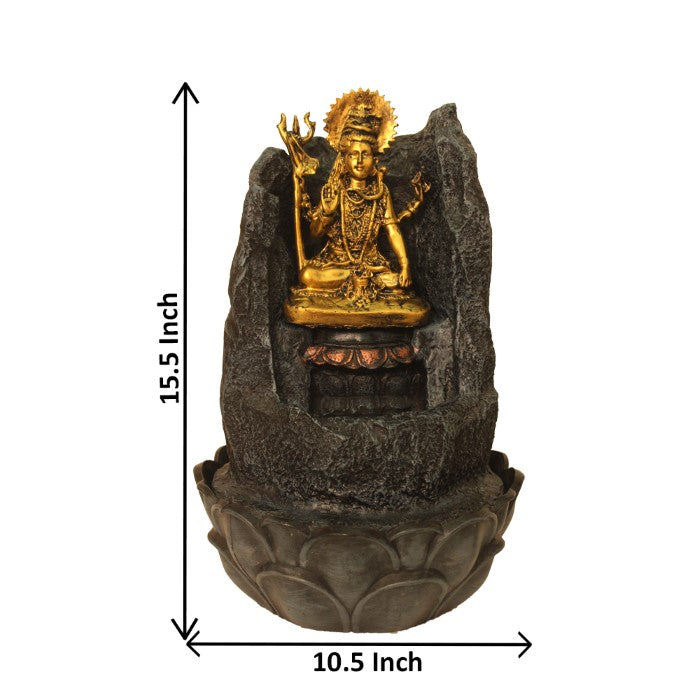 Lord Shiv Indoor Fountain Tabletop Showpiece 40 cm G57X0491FGAMX-493