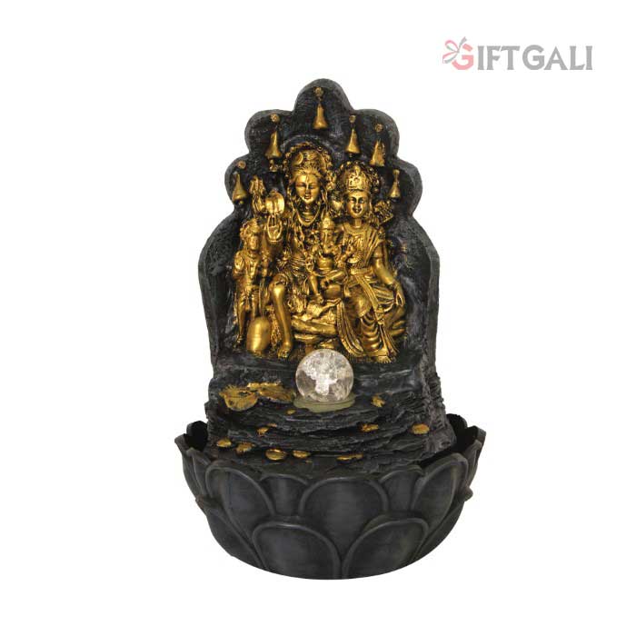 Lord Shiv Family Water Fountain Showpiece 42 cm G57X0507FGAMX