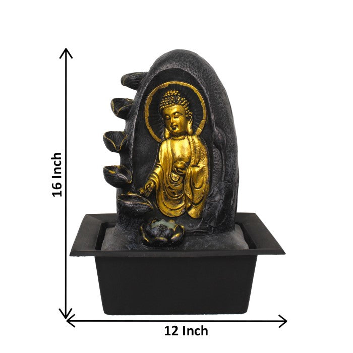 Decorative Buddha Water Fountain 41 cm G57X0512FGAMX