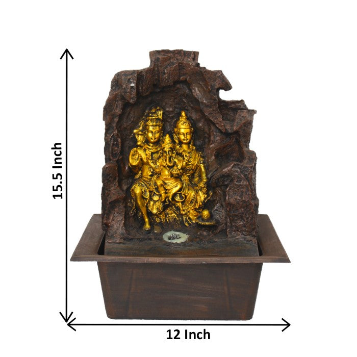 Shiv Parivaar Water Fountain 40 cm G57X0519AGAMX