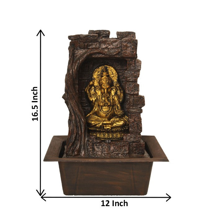 Lord Ganesh Water Fountain 42 cm G57X0523AGAMX