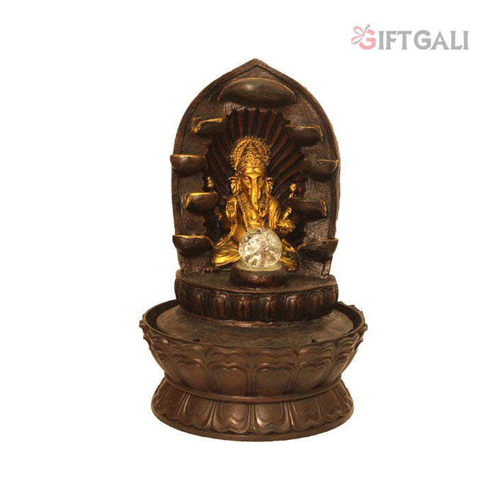 Lord Ganesha Water Fountain 44 cm G57X0525AGAMX