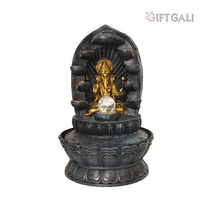 Ganesha Tabletop Water Fountain 44 cm G57X0525FGAMX