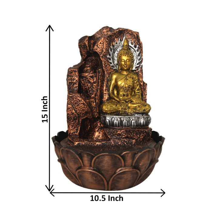 Buddha Water Fountain Showpiece 39 cm G57X0526MGAMX