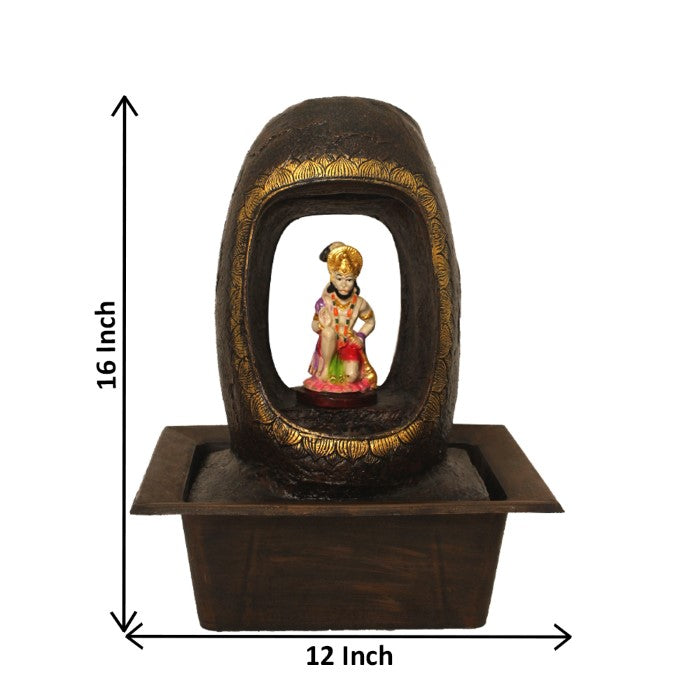 Hanuman Indoor Water Fountain 41 cm G57X0529AGAMX-67X0037M