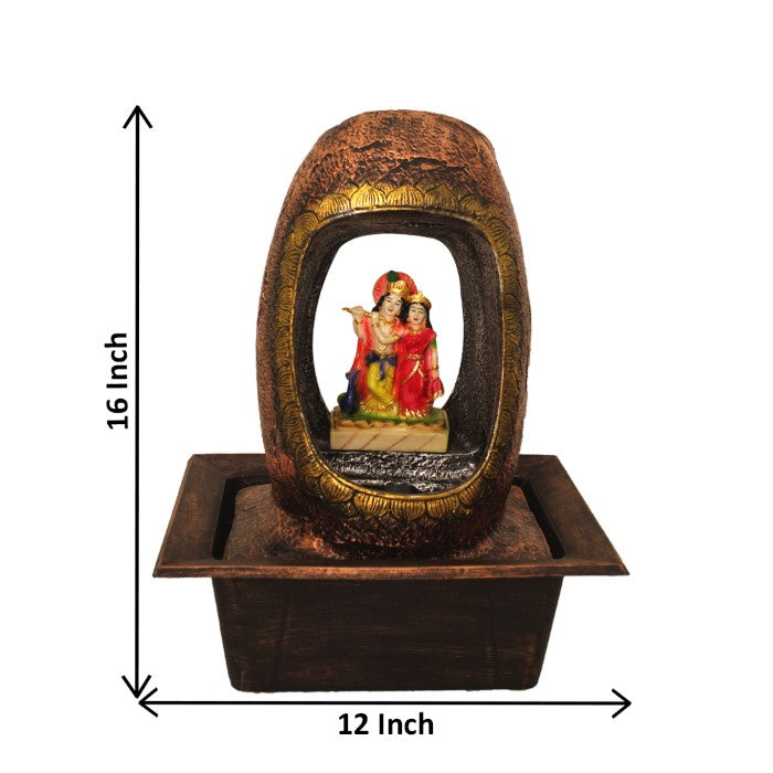 Radha Krishna Indoor Fountain Showpiece 41 cm G57X0529MGAMX-67X0041M