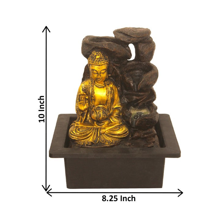 Lord Buddha Decorative Tabletop Water Fountain 26 cm G57X0606AGAMX