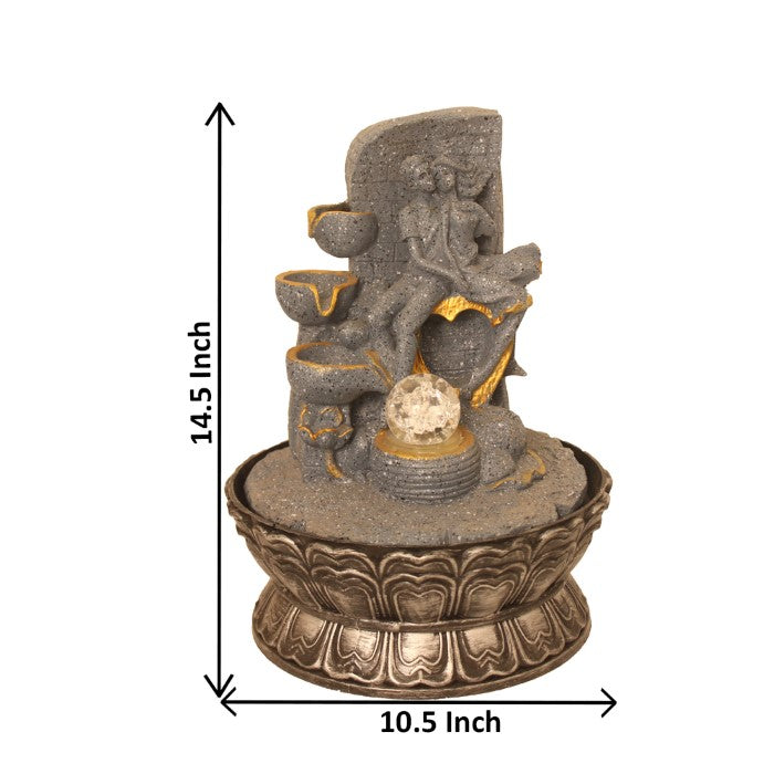 Couple Tabletop Water Fountain 37 cm G57X0609FGDMX