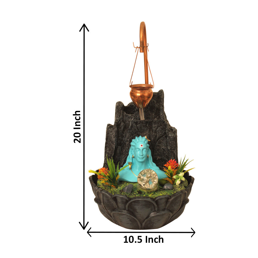 Adiyogi Shiv Pahad Indoor Fountain 51 cm G57X0642FQAMX-644