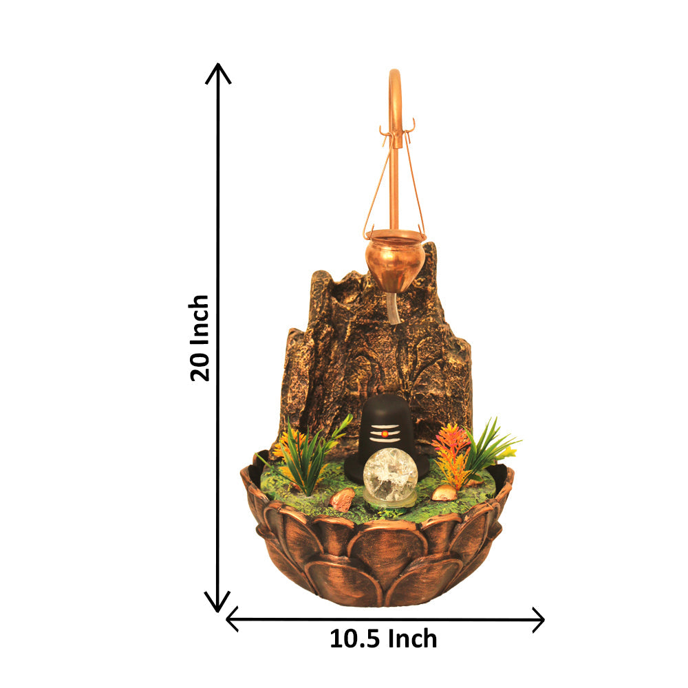 Decorative Pahad Shivling Water Fountain 51 cm G57X0642GHAMX-645