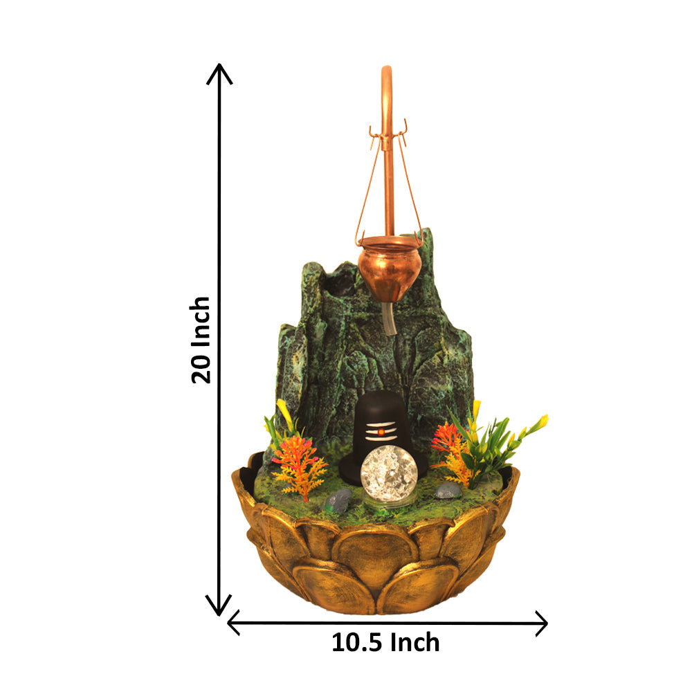 Pahad Shivling Water Fountain 51 cm G57X0642HMAMX-645