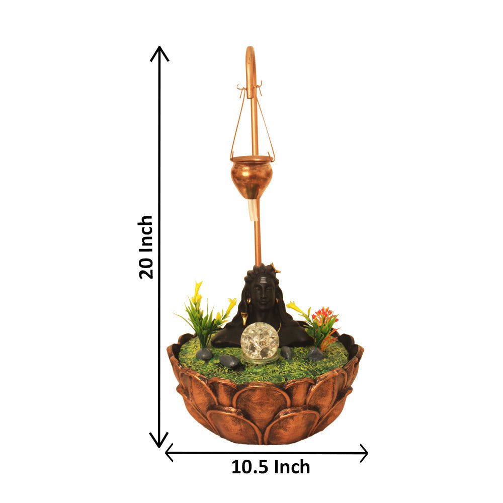 Lord Adiyogi Shiv Water Fountain 51 cm G57X0643HKAMX-644