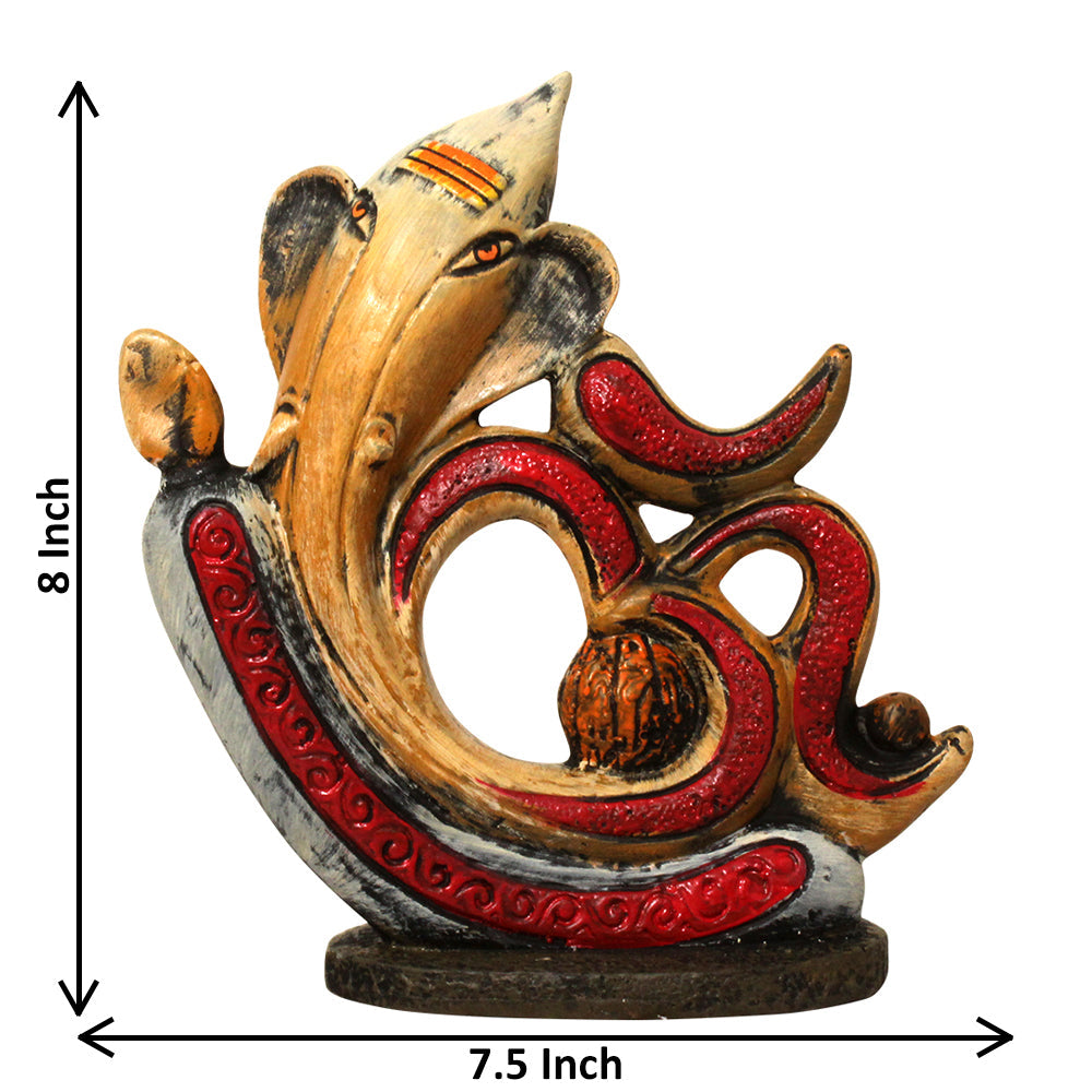 Om Ganesh Modern Art Statue Multicolor 20 cm-G57X1164IRLMX