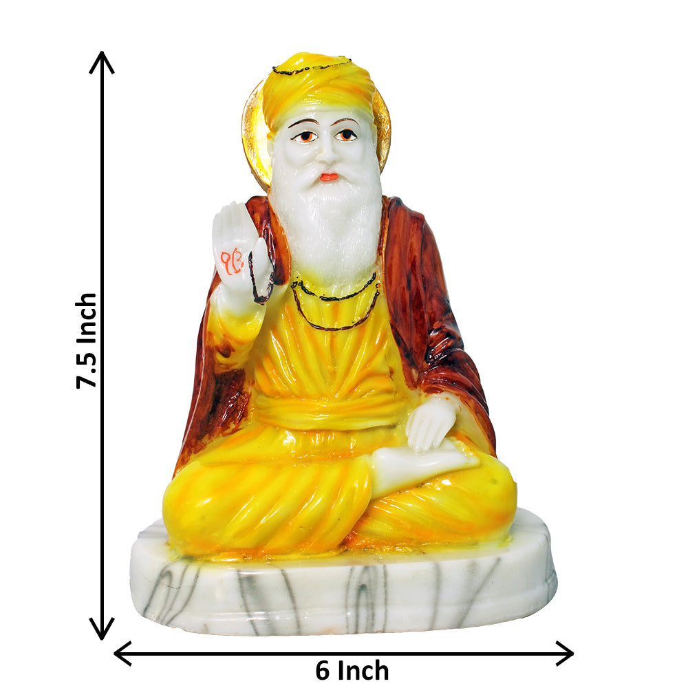 Sat Guru Nanak Sahib Statue Marble Look 19 cm-G57X1190WYCGX