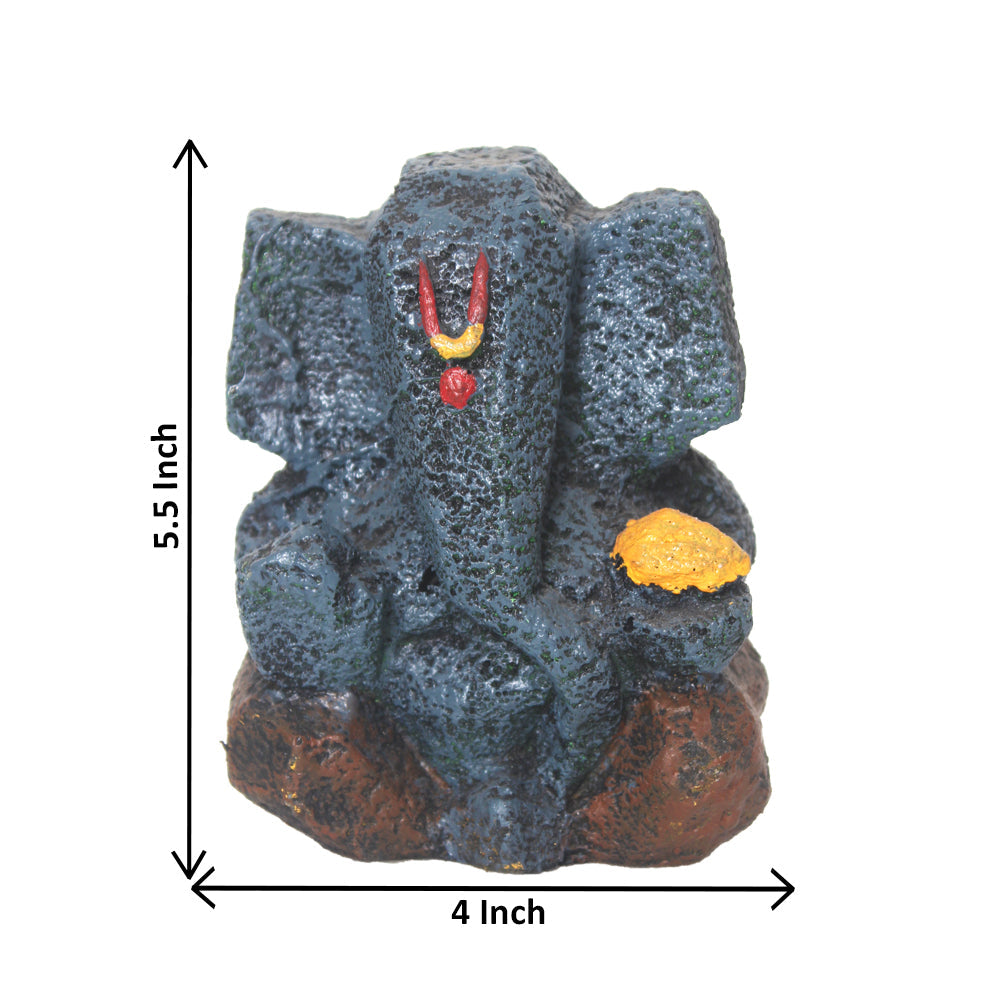 Small Laddu Ganesha Idol Showpiece 14 cm G57X1249FANMX