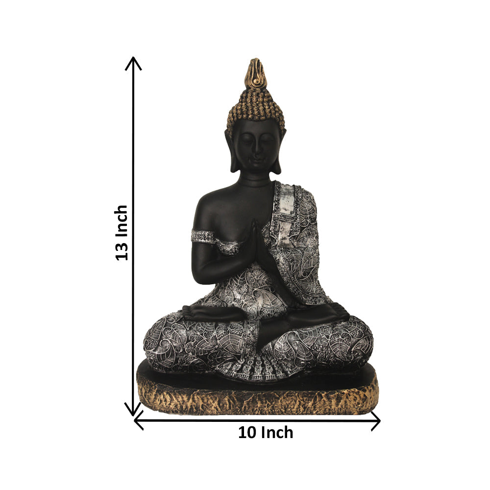 Meditating Buddha Idol Showpiece 34 cm G57X1287KSMMZ