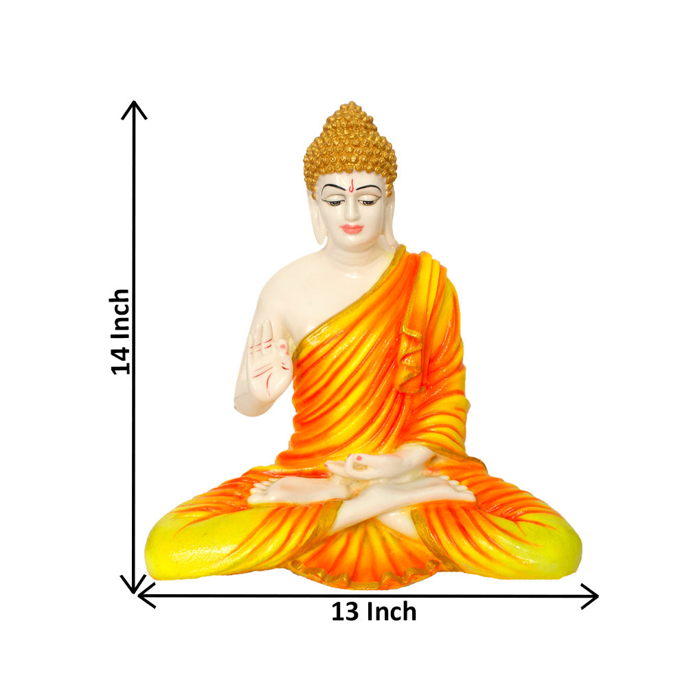 Ashirwad Buddha Statue Marble Finish 35 cm-G57X1307WYCGX