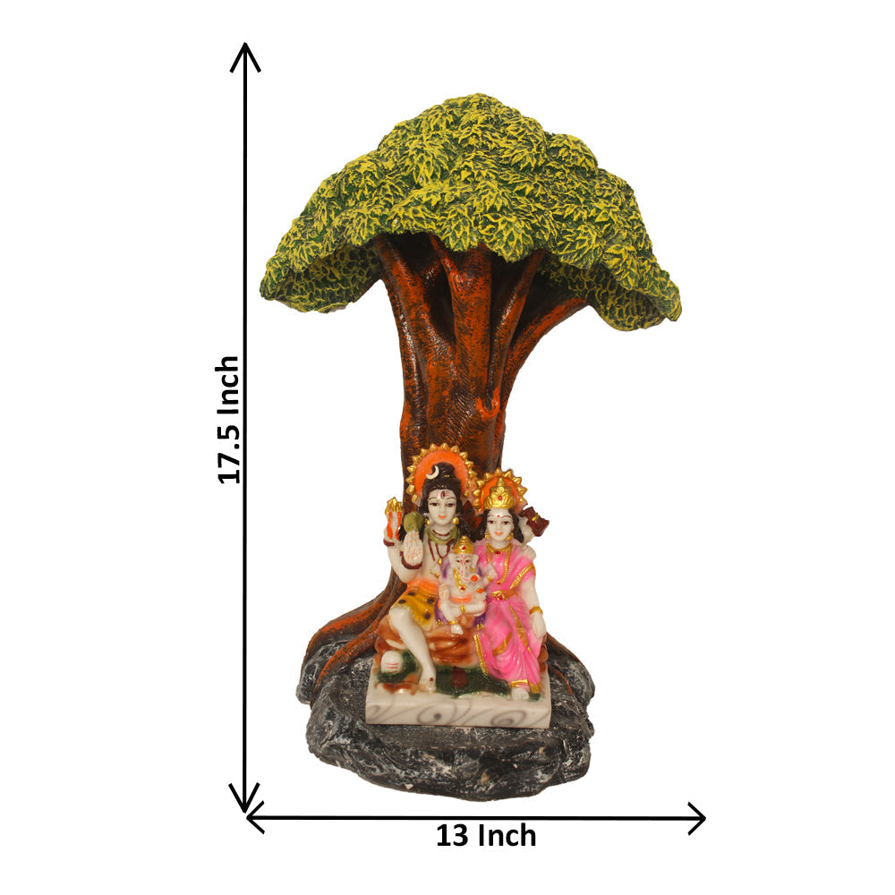 Shiv Pariwar Tree Showpiece Antique 44 cm G57X1321HAMG2-71X134M