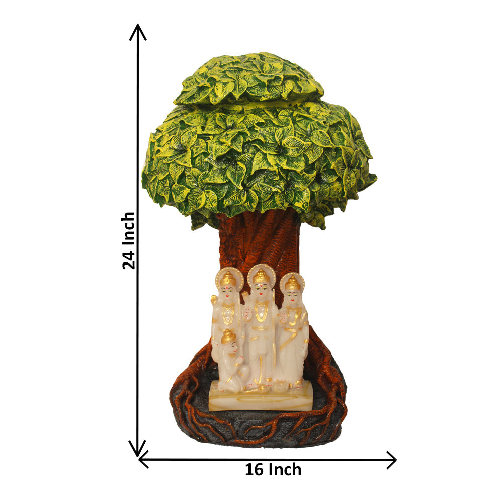 Lord Ram Darbaar Statue Under Kalpvriksha Tree Antique Look 60 cm G57X1322HAMG2-51X147W