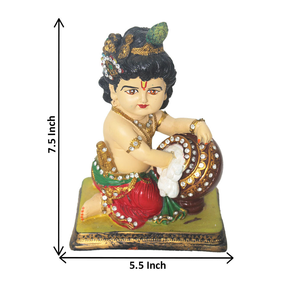 Lord Krishna Idol Showpiece 20 cm G57X1394VMLMZ