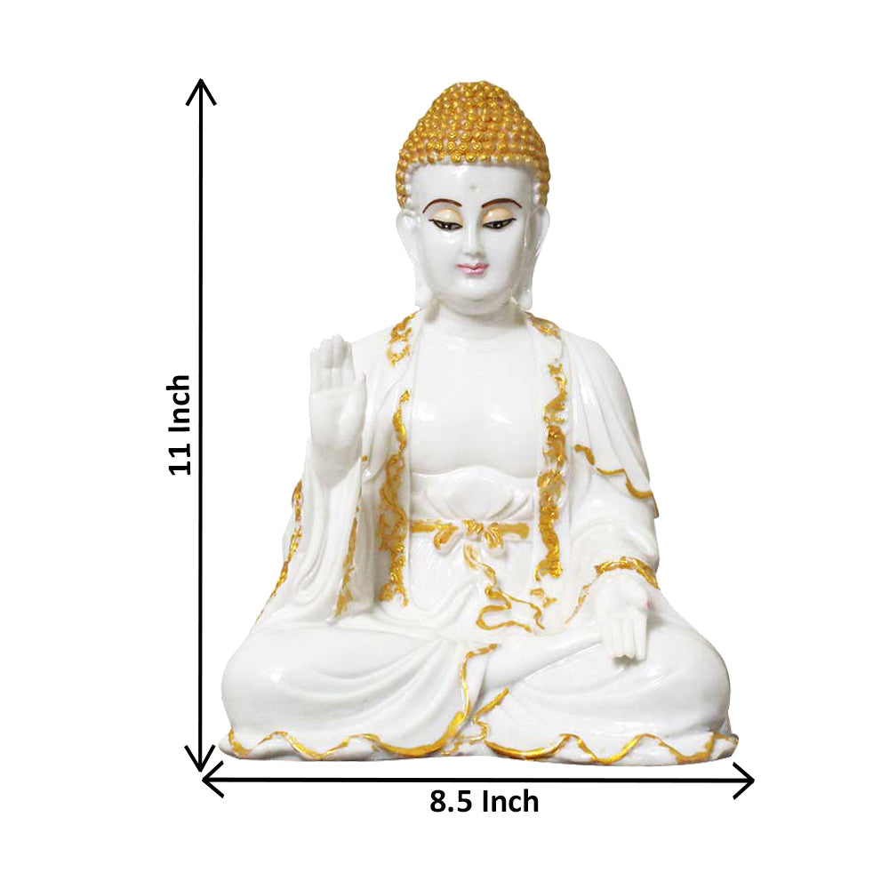 Samadhi Buddha Idol Statue 28 cm G57X1411WGCGX