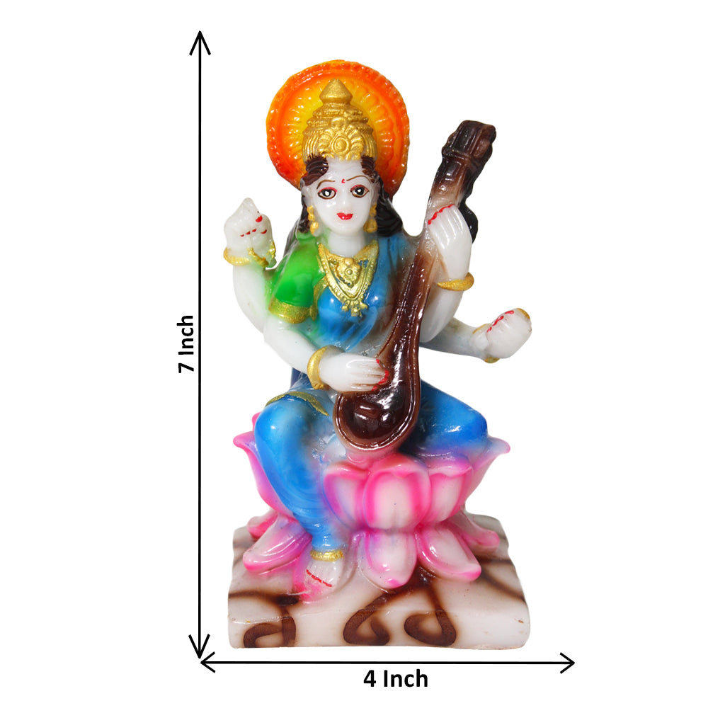 Lord Saraswati Maa Idol 18 cm G57X1415WMCGX