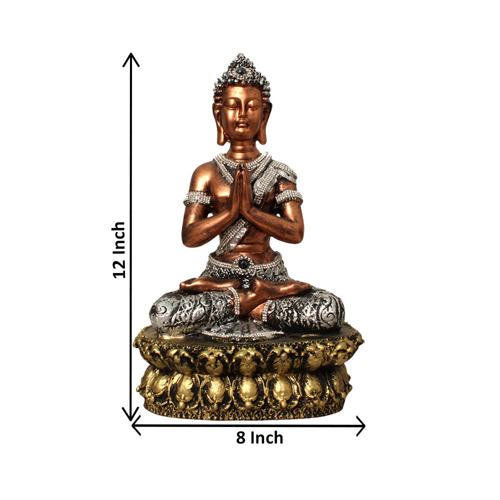 Meditating Lord Buddha Showpiece 31 cm G57X1438CSNGZ