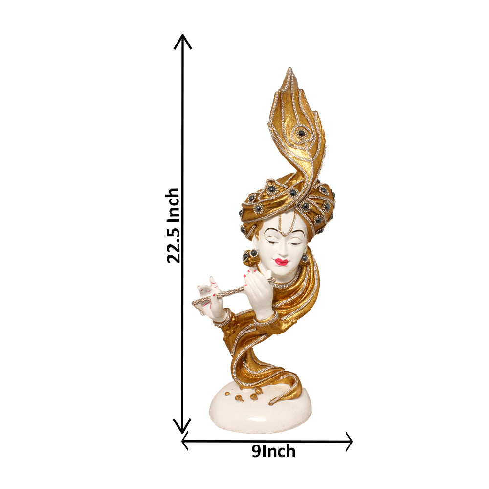 Artistic Pankh Krishan Statue Glitter Shine Finish 57 cm G57X1440WGGGZ