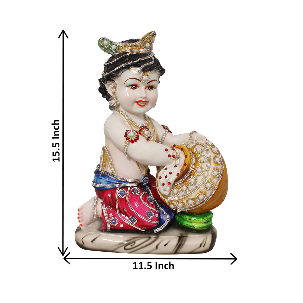 Maakhan Chor Ganesha Idol 40 cm G57X1553WPCGZ