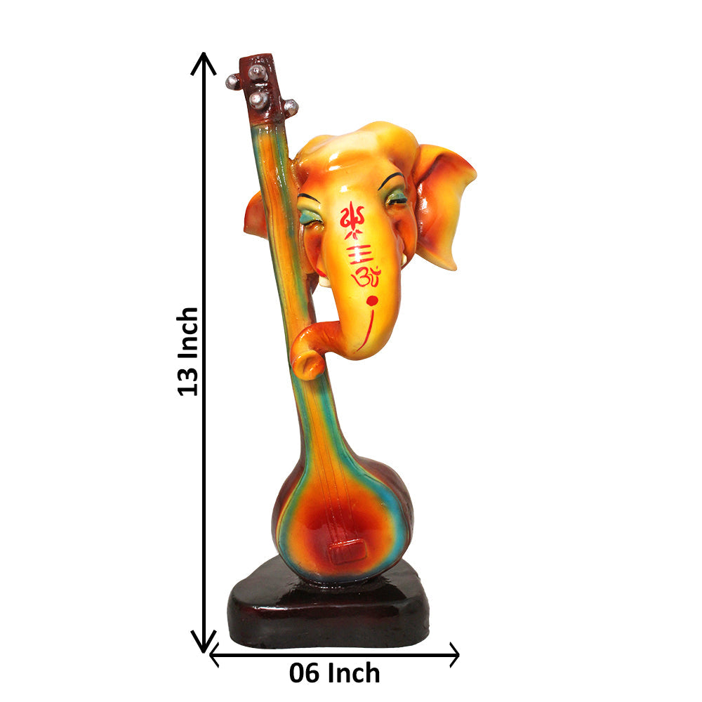 Veena Ganesha Statue Showpiece 34 cm G57X1557YMLGX