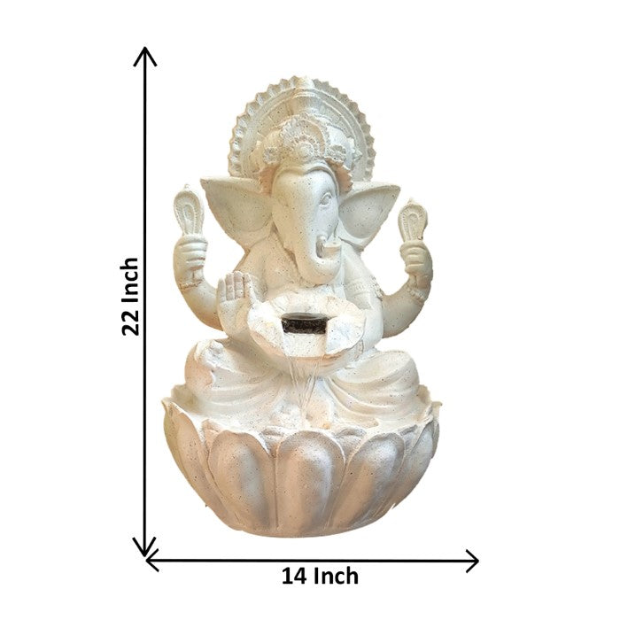 Big Size Kamal Ganesha Indoor Water Fountain 56 cm G57X2505WWDMX