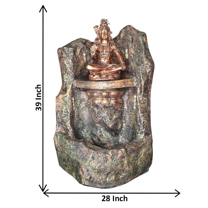 Big Size Decorative Pahad Shiv Fountain 100 cm G57X2511GCAGX-504