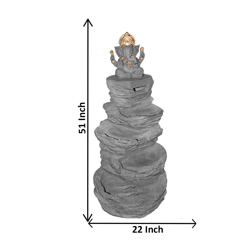 Big Size Spiral Ganesha Water Fountain 130 cm G57X2515FGDMX-324