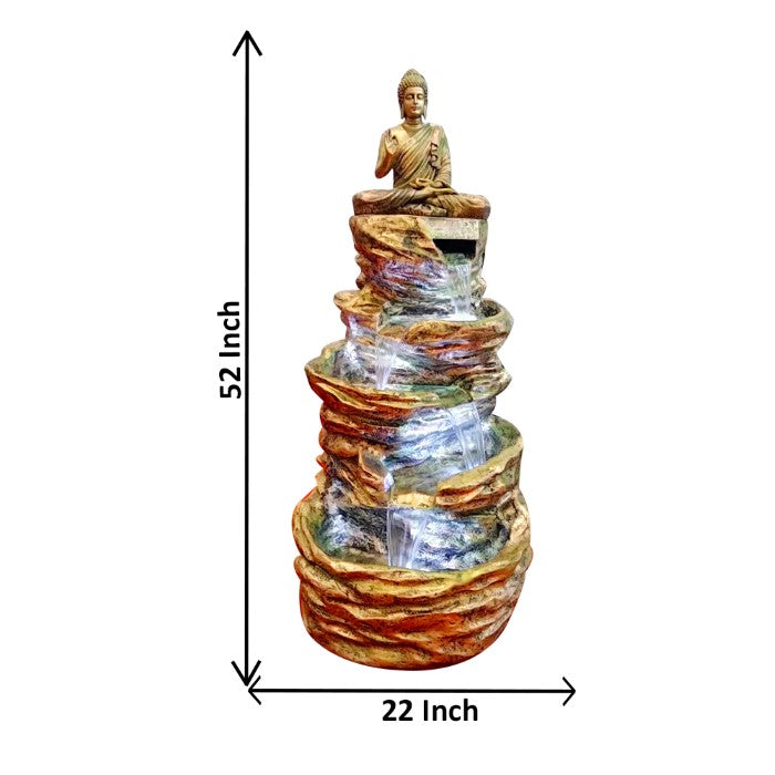 Big Size Decorative Buddha water Fountain 133 cm G57X2515GCAGX-307