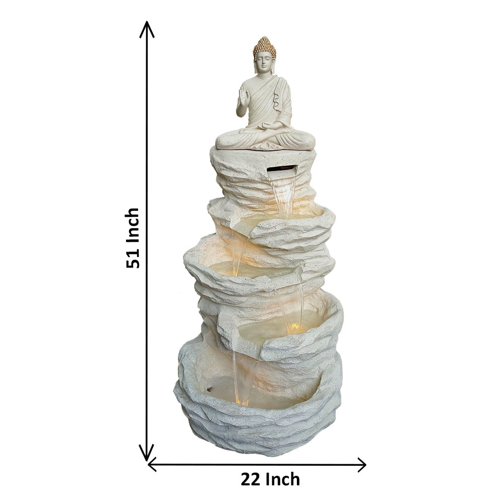 Big Size Spiral Buddha Water Fountain 130 cm G57X2515IGDMX-307