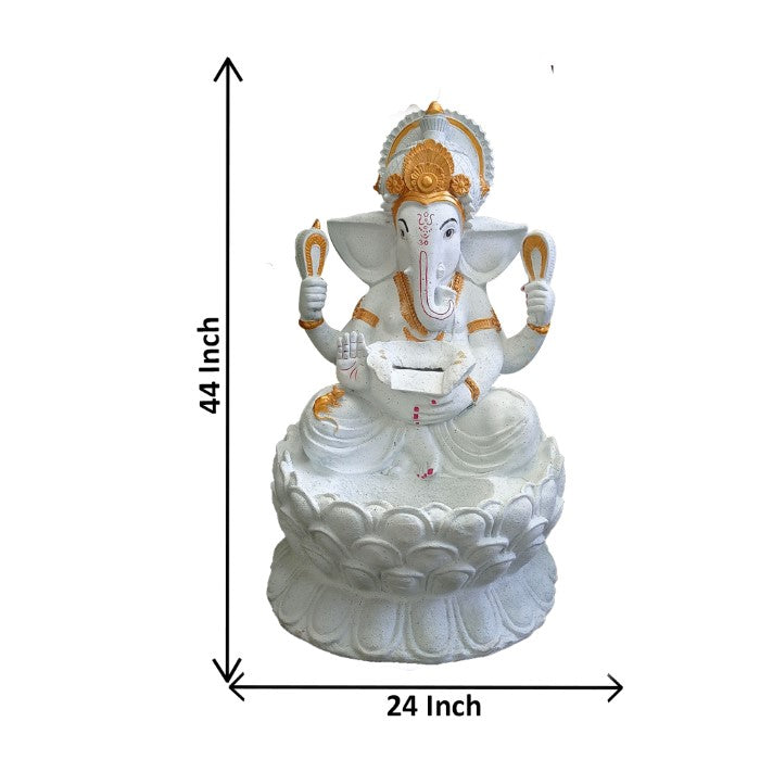 Big Size Kamal Ganesha Indoor Fountain 112 cm G57X2526WGDMX